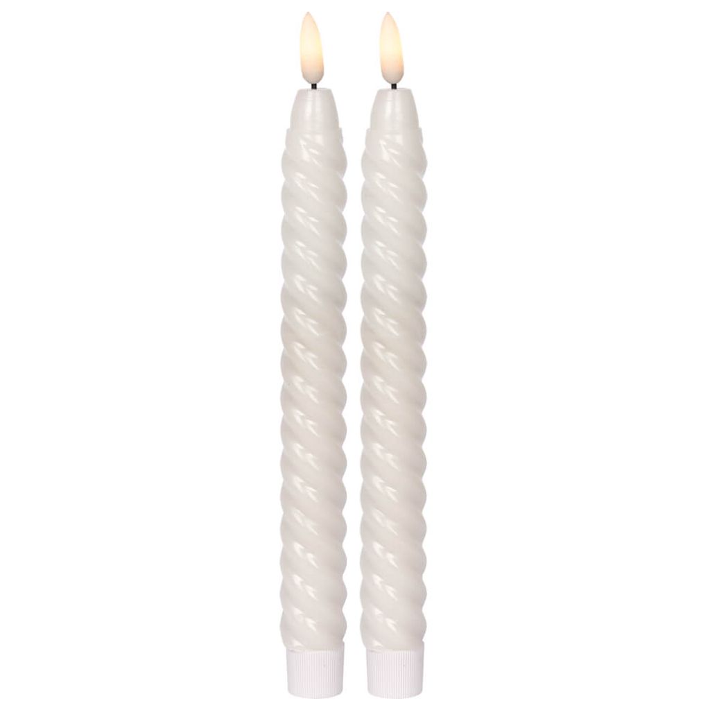 STAR TRADING LED svíčka z pravého vosku Flame Swirl Antique Obrázek produktu 