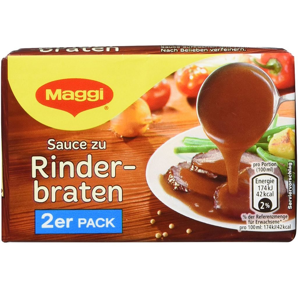 Maggi Sauce zu Rinderbraten für Fleischgerichte 58g 2er für Produktbild 
