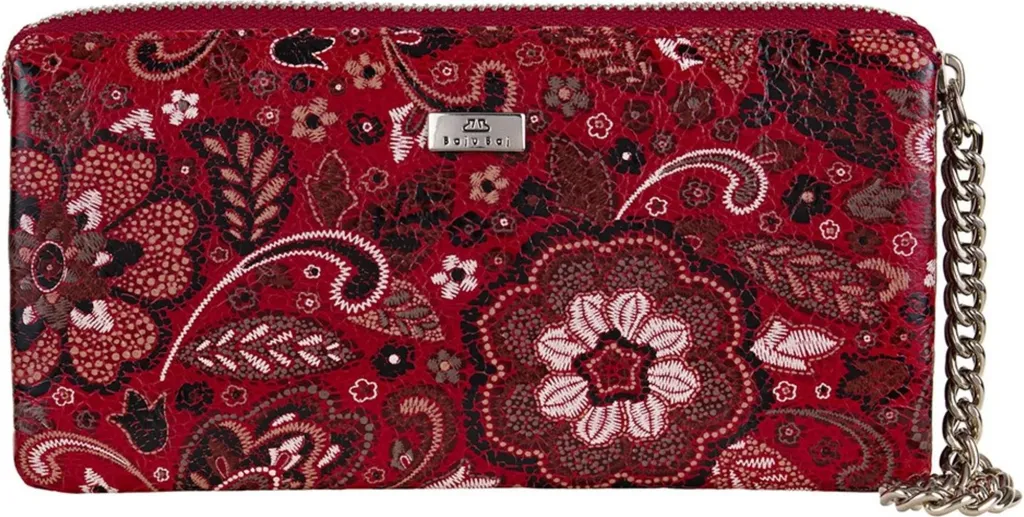 Portefeuille BajuBaj PD2403s167RFID en cuir véritable noir élégant