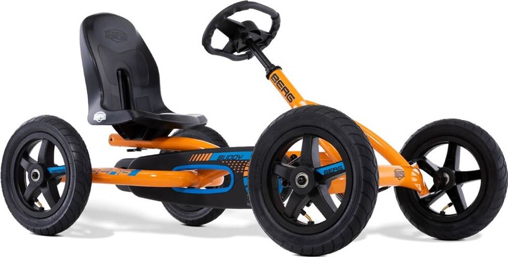 BERG Kart à pédales Buddy B-Orange jusqu'à 50 kg NOUVEAU Image du produit 