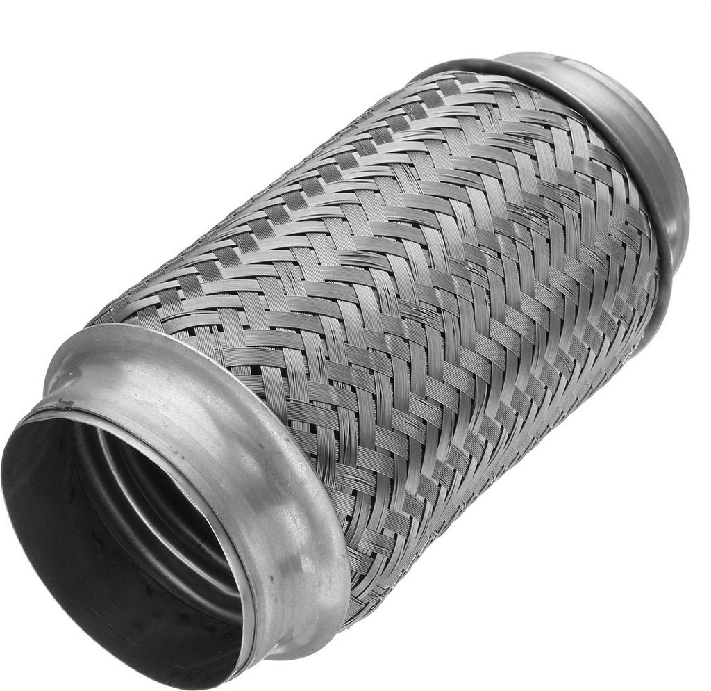 3x8 Zoll Flex Pipe Auspuff Edelstahl Doppel Braid Heavy Duty Kupplung Rohr