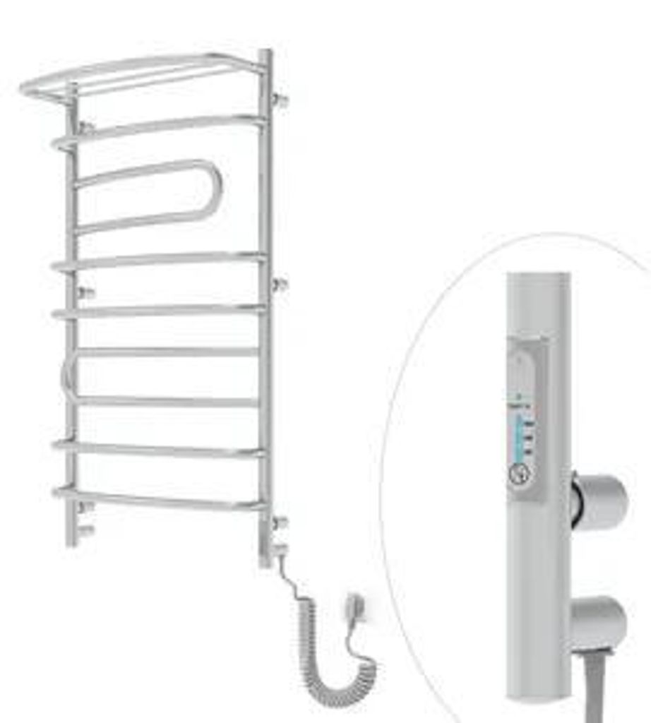 Koupelnový radiátor elektrický Parus Mix 9 170W 100x53 cm 2 Obrázek produktu 