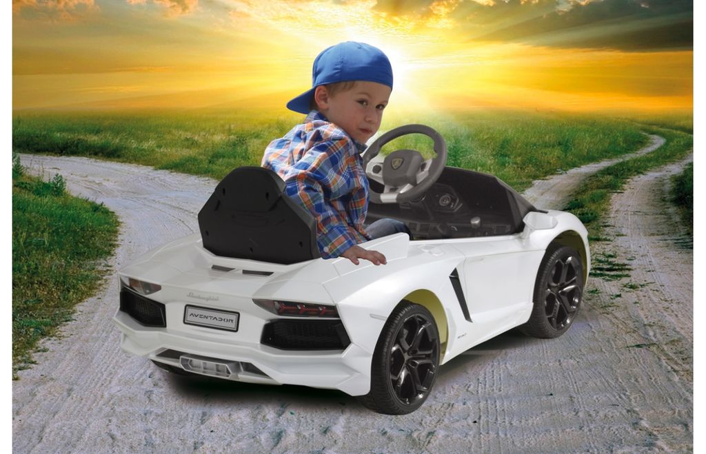 Jamara Ride-on Lamborghini Aventador weiss 40MHz 6V 404603
