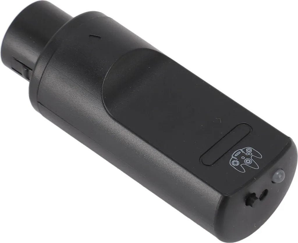Adaptateur Bluetooth N64 Multi-Compatibilité pour Manettes Sans Fil Noir