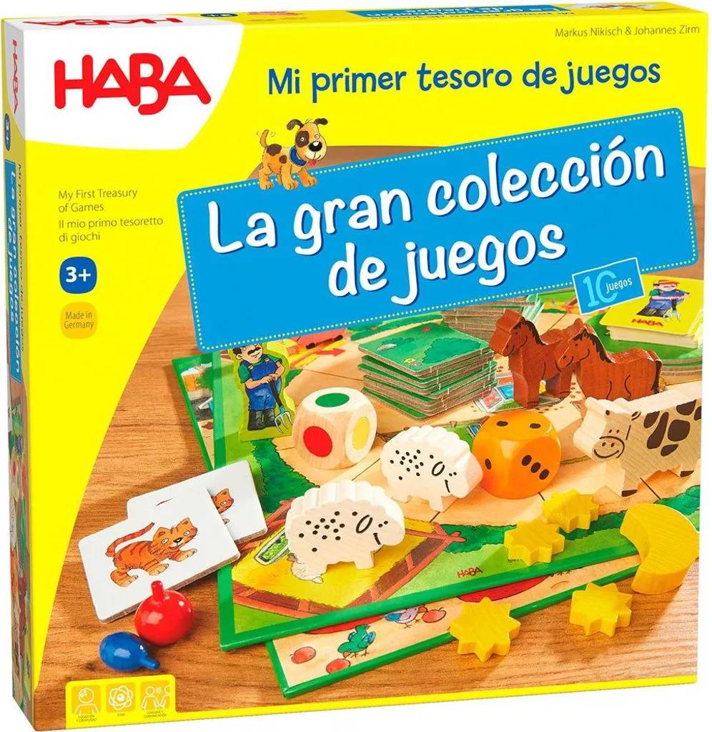 Apprendre à Jouer Ensemble avec Haba Ma Première Chasse au Trésor Enfant