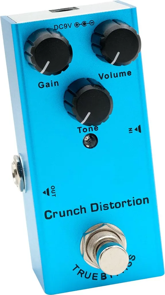 Pédale de réverbère bleue pour guitare électrique - Effet Reverb Pedal E