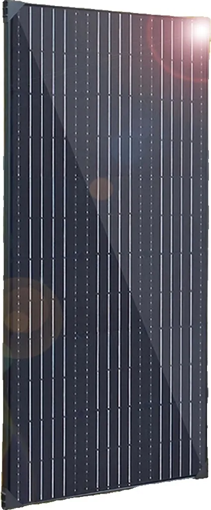 Sistema solare, potenza 150W o 300W, alta efficienza, telaio 150W nero