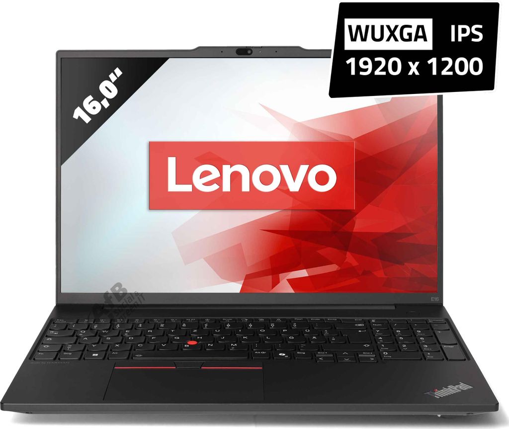 Lenovo ThinkPad E16 Gen 2 AMD Notebook 16 Zoll Ryzen 5 16GB Produktbild 
