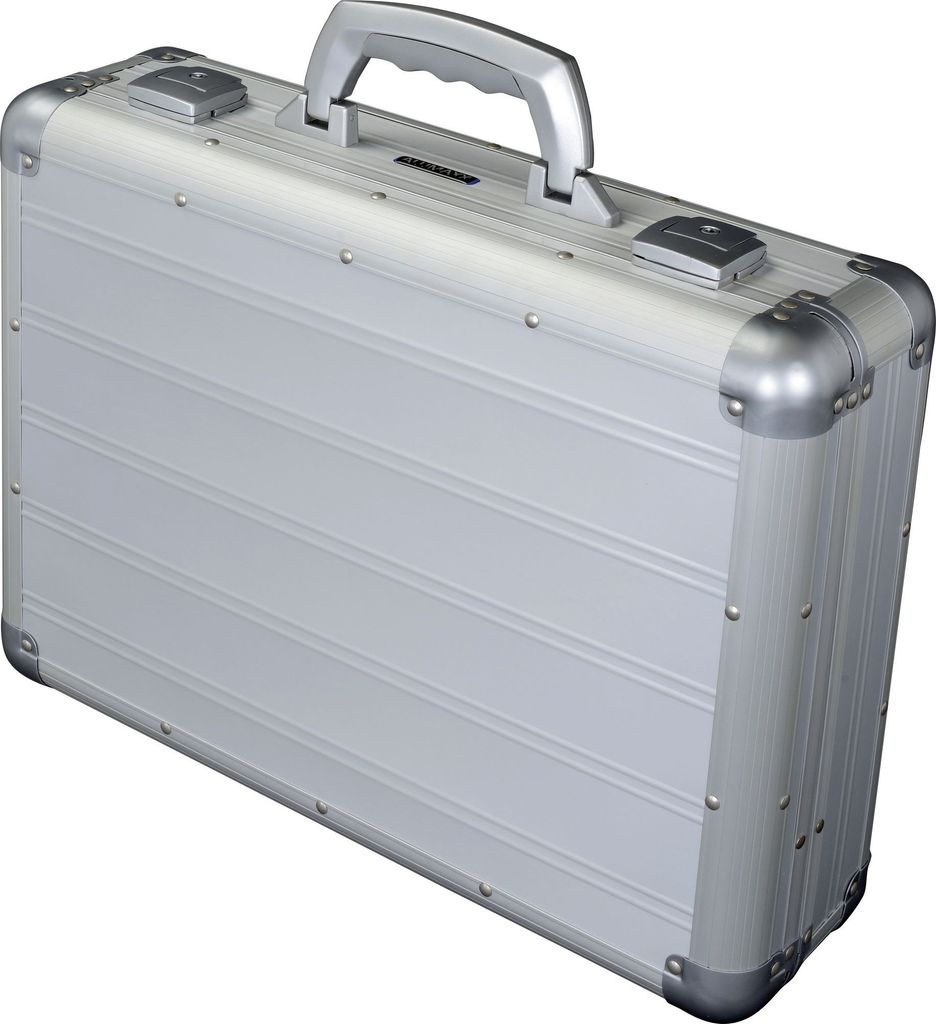 ALUMAXX Attaché-Koffer "VENTURE" Laptopfach silber matt (ohne Inhalt)