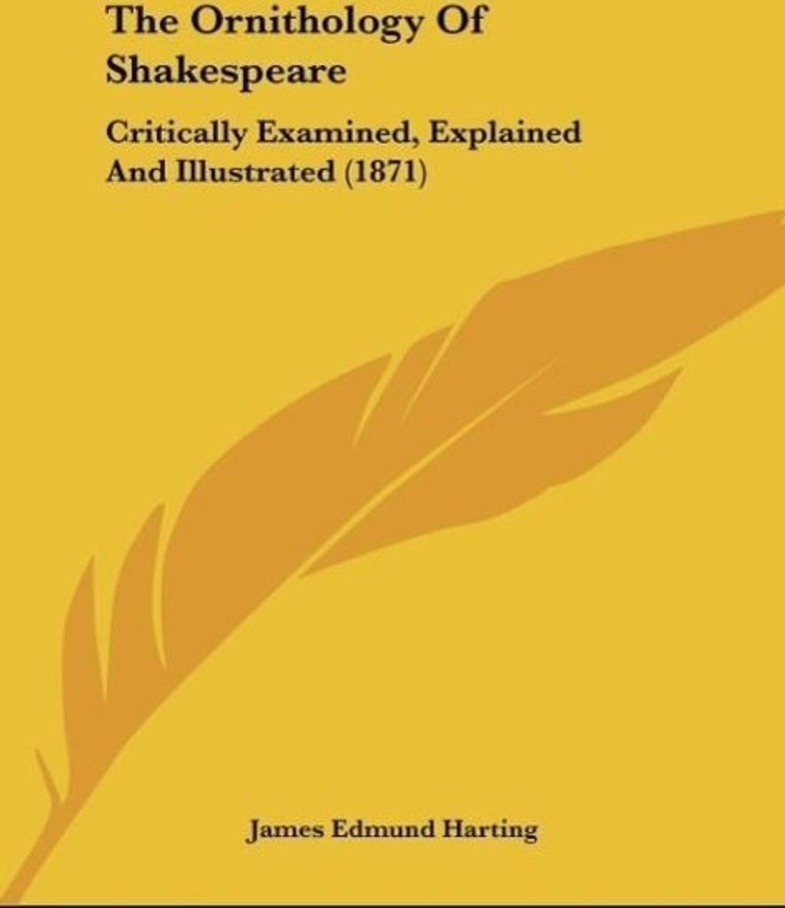 The Ornithology Of Shakespeare
