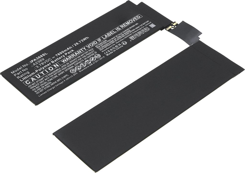 CELLONIC 1x Akku für Tablet Kompatibel mit Apple iPad Pro 11 (2021) - A2459, iPad Pro 11 (2021) - A2377, iPad Pro 11 (2021) - A2301, A2369 - (7600...