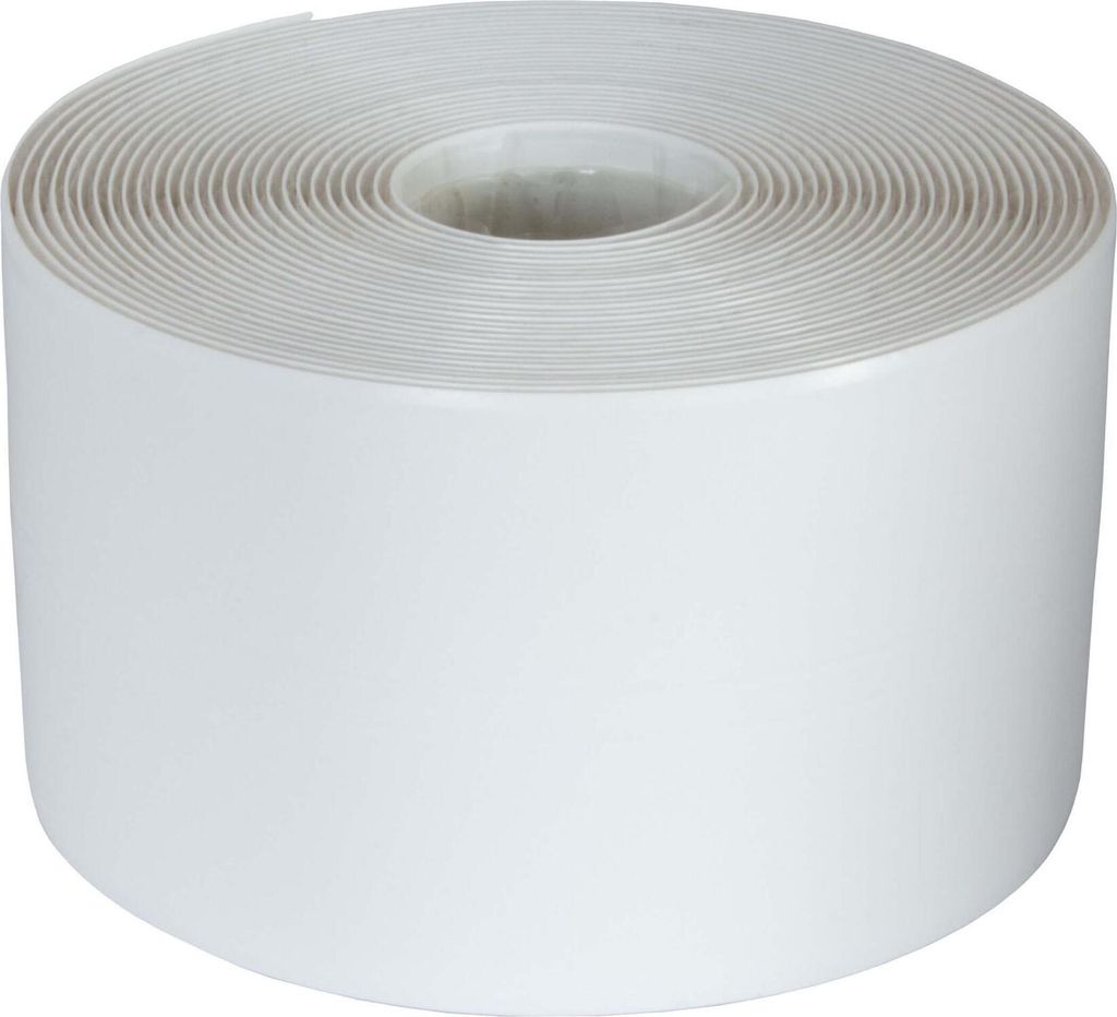 Dalsys 5m Dichtungsband selbstklebend wasserdicht Weiß 2,6x2,6cm, Kantenschutz selbstklebend, geeignet für Bad, Küche, Fenster