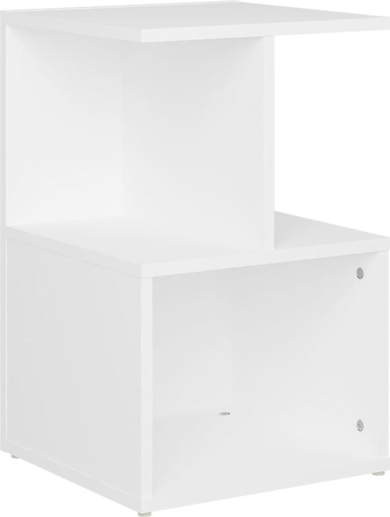 vidaXL Noční stolek bílý 35x35x55 cm Dřevěný materiál Obrázek produktu 