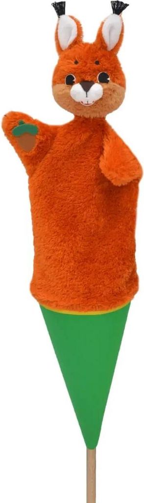 Tütenkasper Eichhörnchen m.Haselnuss 3in1