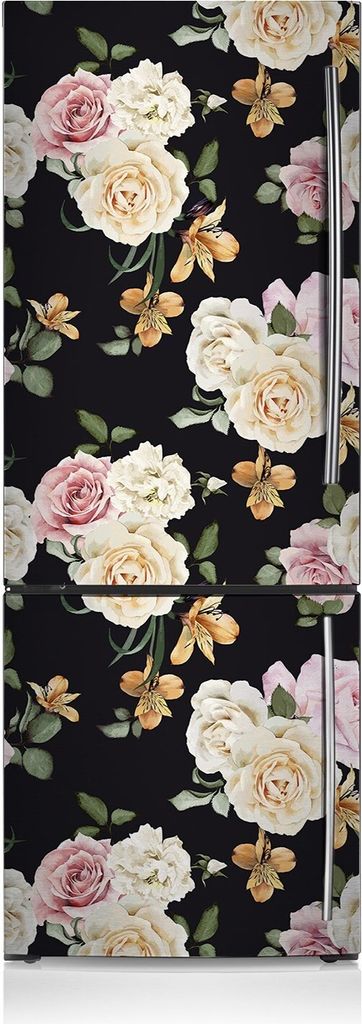 Magnete Küche Kühlschrank Kühlschrankmagnete 60x180 cm - Vintage Rosen.