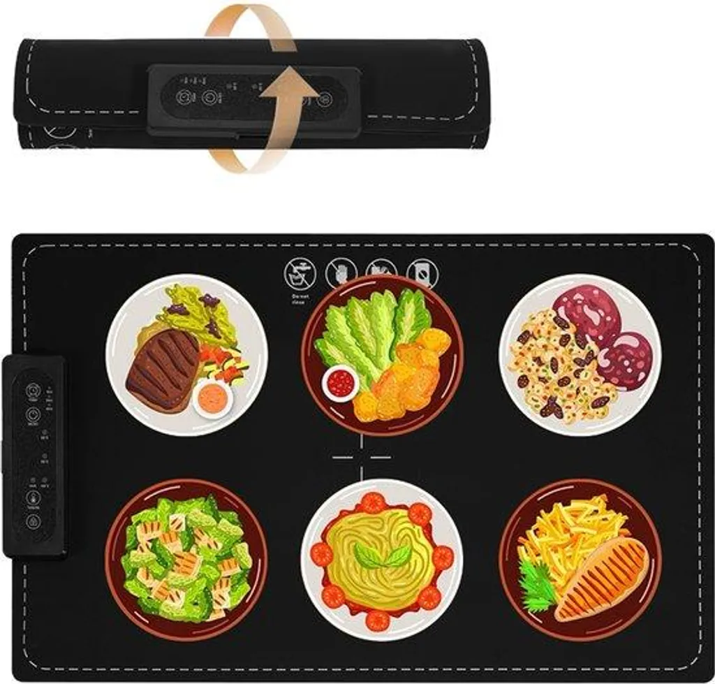 Plaque chauffante électrique polyvalente pour buffet et repas de fête