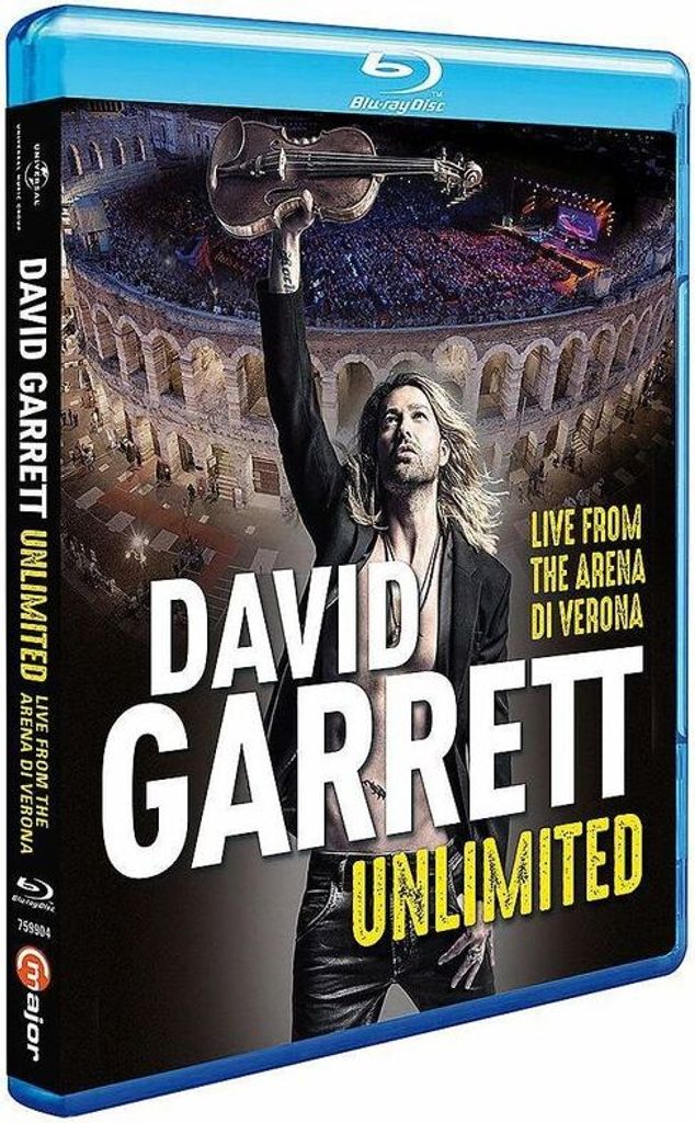 David Garrett: Unlimited (Live From The Arena Di Verona) - Obrázok produktu 
