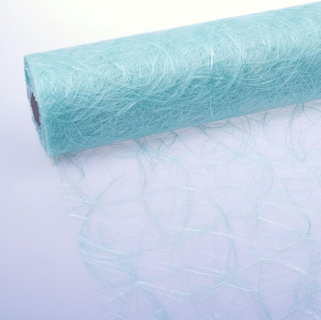 Sizoweb Tischläufer - eisblau - 20 cm - 5 Meter auf der Rolle - 64-200-5-043