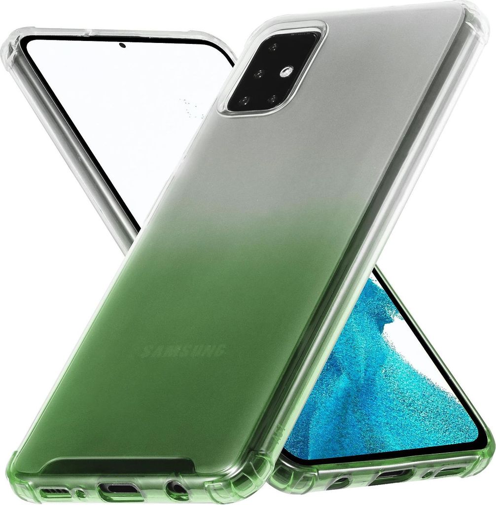 Farbverlauf Hülle für Samsung Galaxy A51 Schutzhülle Handy Case Kamera Schutz Cover