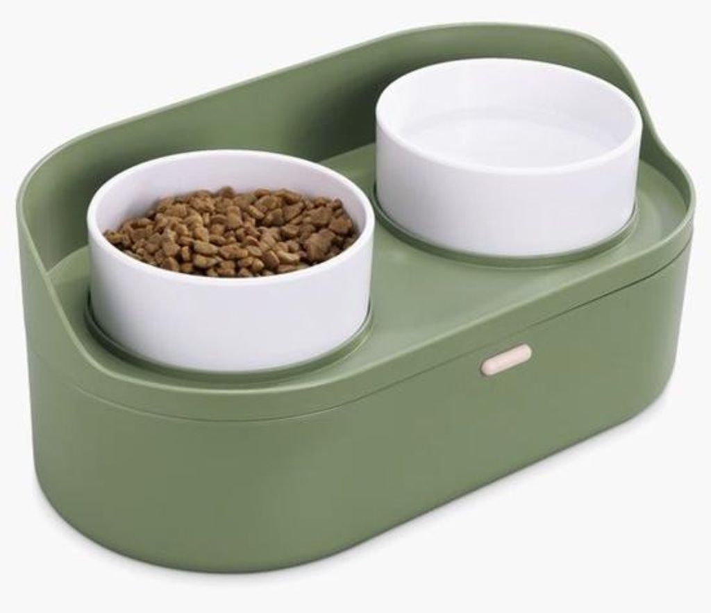 Keramikfutter- und Wassernäpfe-Set für Hunde und Katzen 850ml