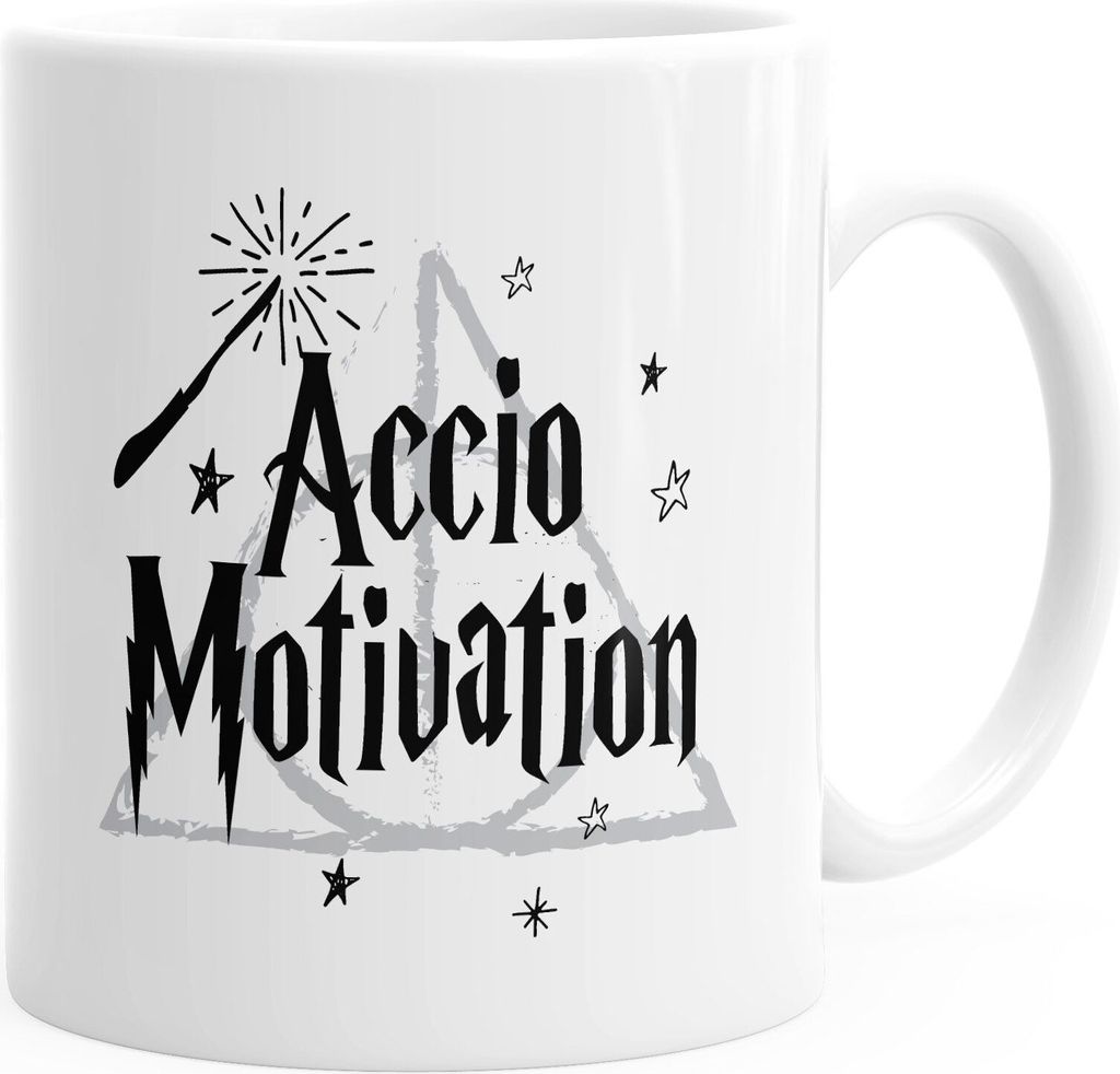 Spruch-Tasse Accio Motivation Kaffeetasse Teetasse Produktbild 