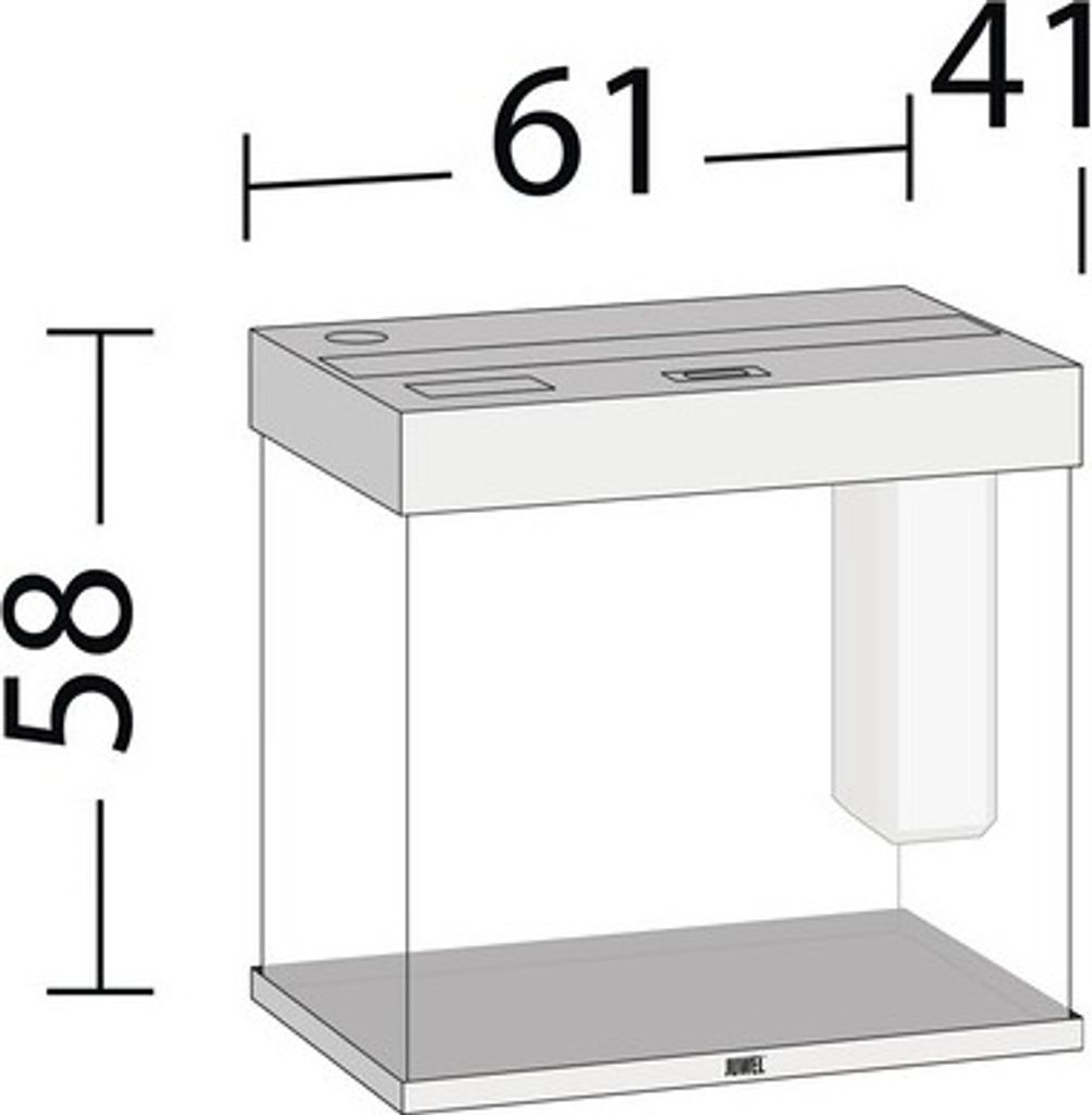 Akvárium set Lido LED 120 bílé 120 l Obrázek produktu 5