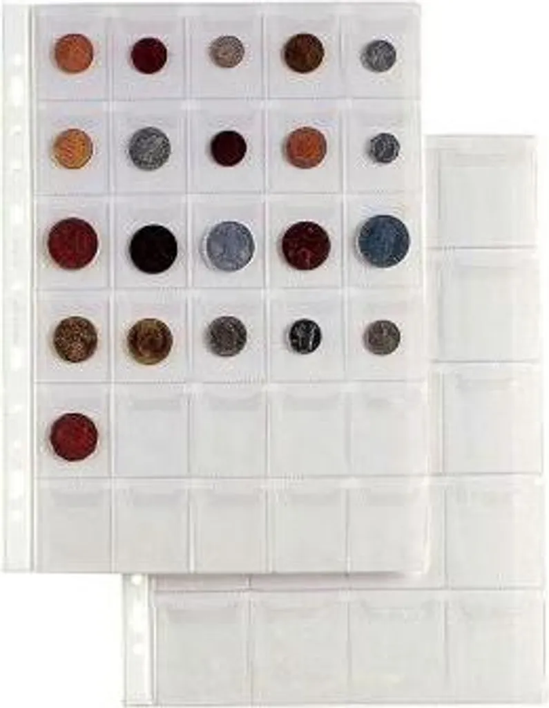 Classeur pour Pièces de Monnaie SEI 512131 avec Reliure en Simili Cuir