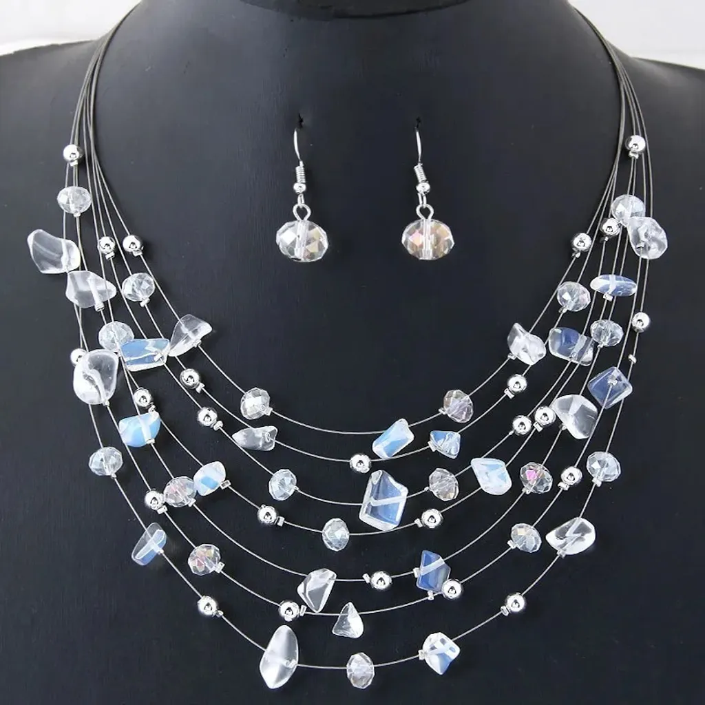 Set Brisia - Elegante Gioielli in Cristallo per Occasioni Speciali KP29100