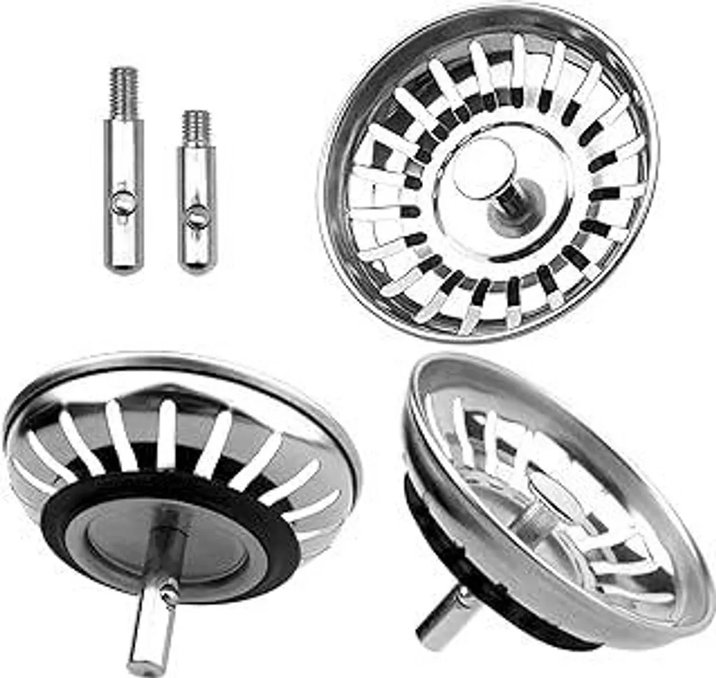 Tappo Scarico Acciaio Inox 80mm | Ricambio Filtro Lavello Cucina
