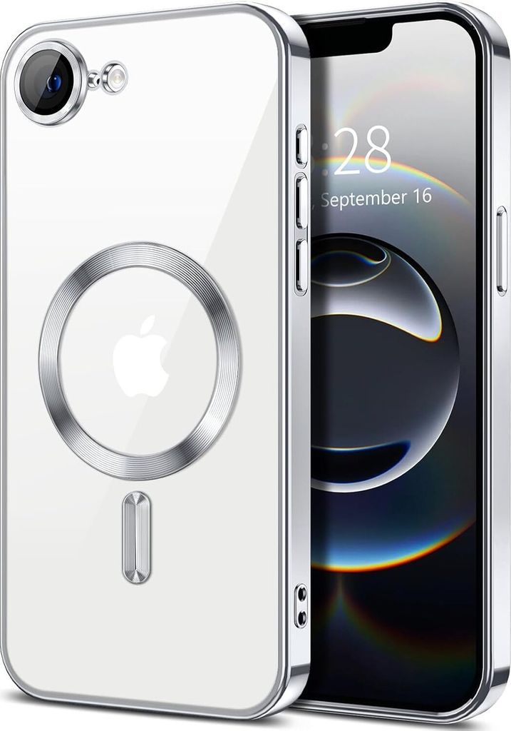 Étui transparent magnétique pour iPhone 16e/iPhone 17e, Image du produit 