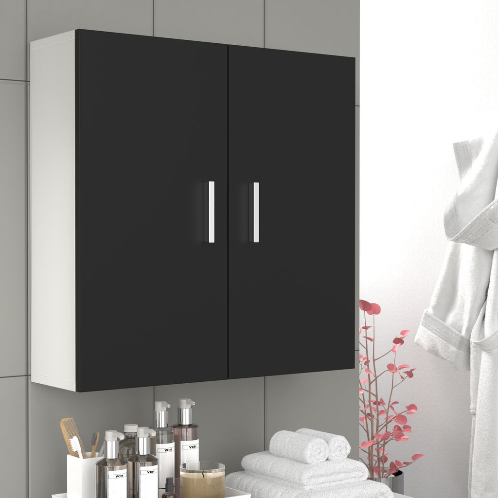 VCM Holz Wandschrank | Badschrank | Maße: H. 60 x B. 60 x Produktbild 