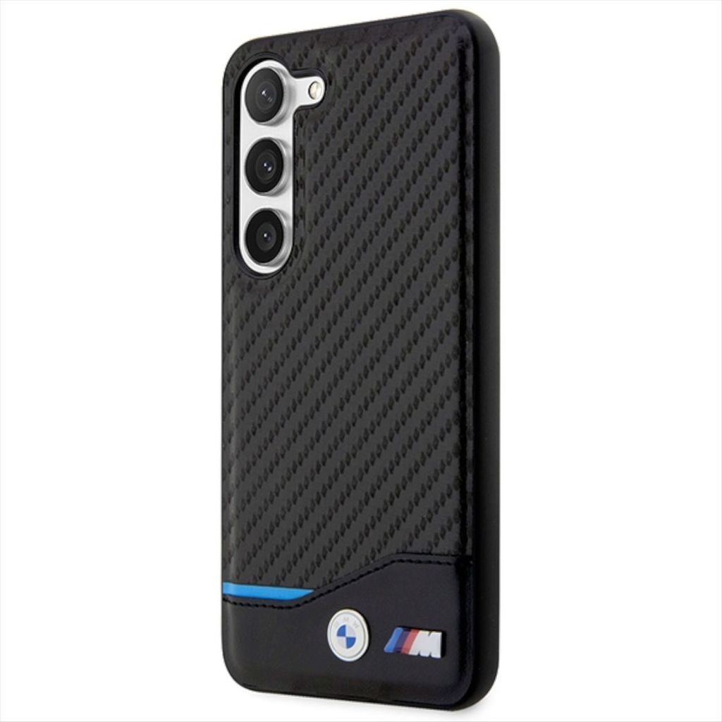 Case Samsung Galaxy S23 Ultra BMW Leather Tricolor Black Carbon