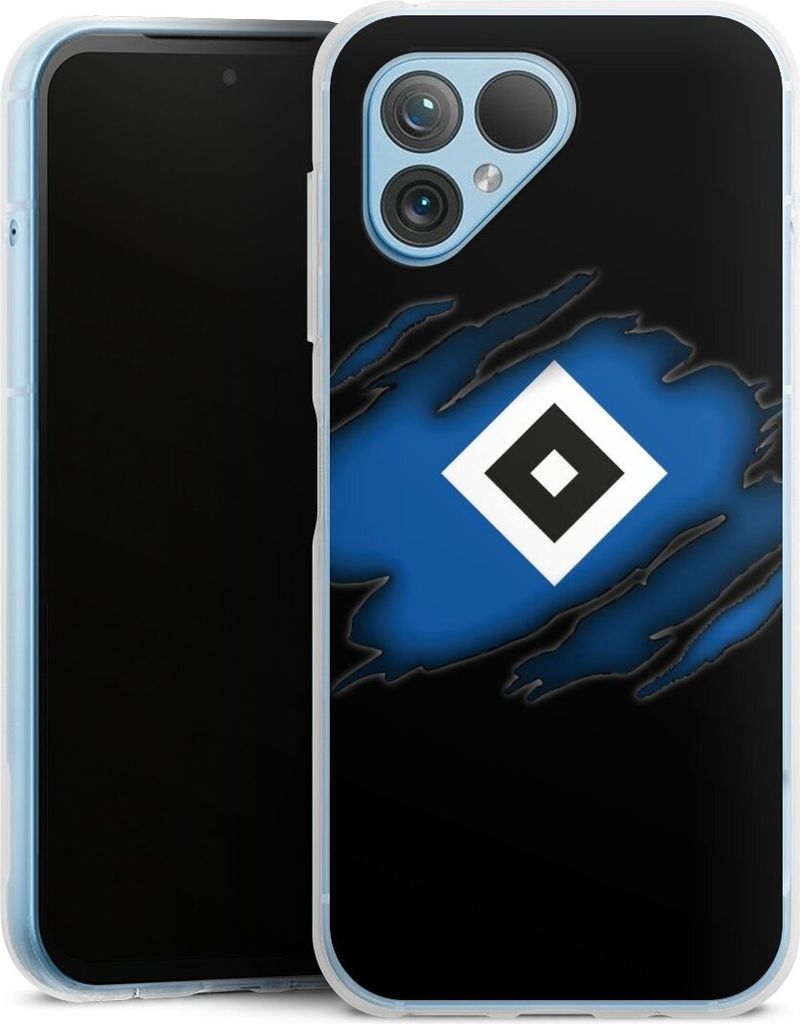 DeinDesign Handyhülle für Fairphone 5 Silikon Hülle Case Smartphone Schutzhülle HSV Hamburger SV Offizielles Lizenzprodukt