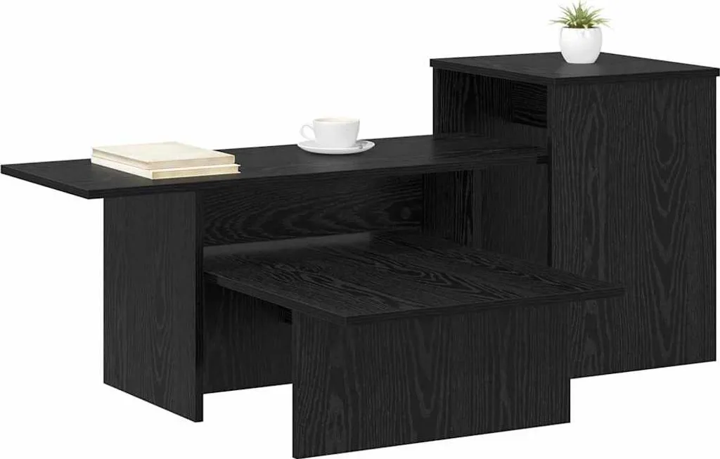 Crea Atmosfera con la Consolle vidaXL Rovere Nero 80x50x225 cm - 3