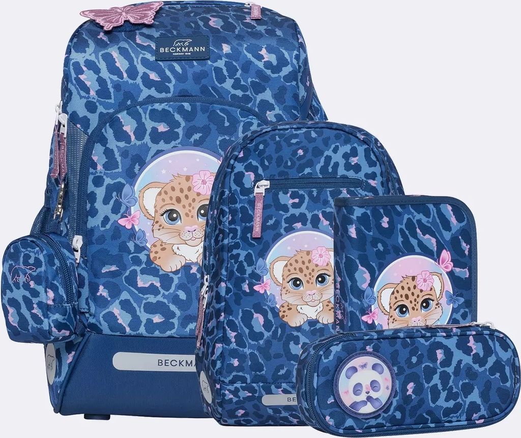 Beckmann Active Air FLX Cheeta Schulrucksack Set 6tlg. Produktbild 