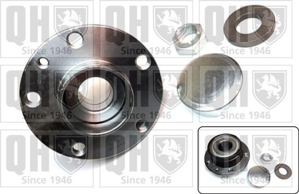QUINTON HAZELL Radlagersatz Hinten für OPEL COMBO Kasten/Kombi (X12) 117mm QWB1581