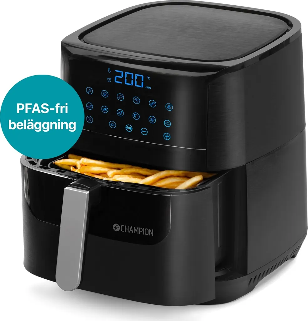 Friteuse Air Fryer AF600 5,5L - Finies les odeurs et le gras 1800W
