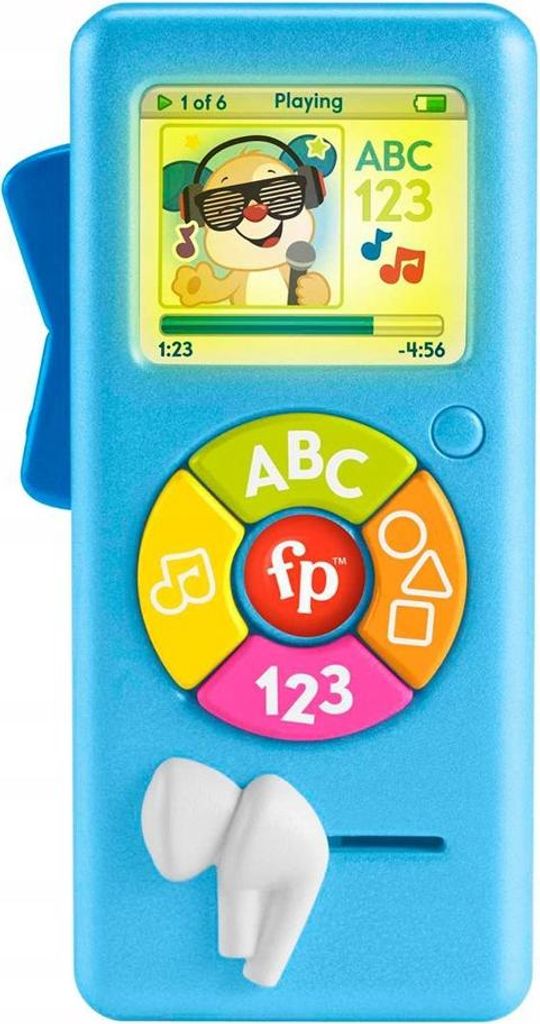 Fisher-Price Odtwarzacz muzyczny przenośny z wyświetlaczem LCD
