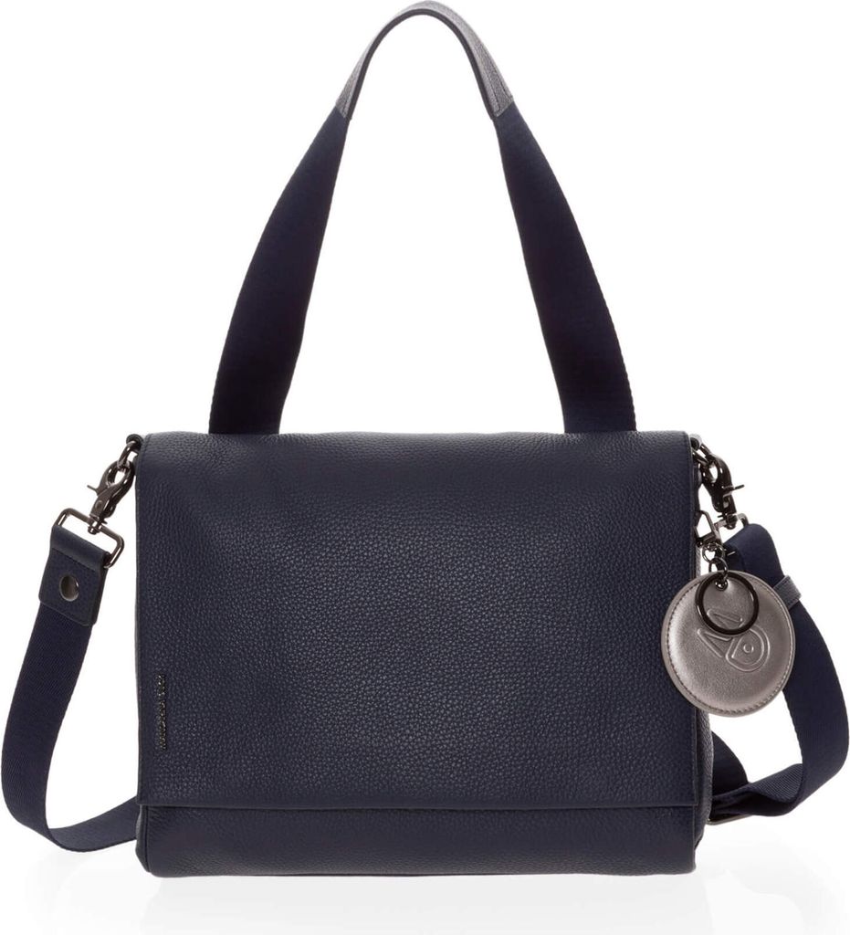 Mandarina Duck Mellow Leather Umhängetasche Blau