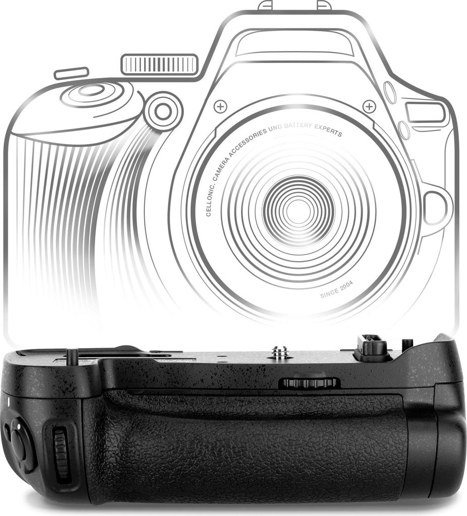 CELLONIC Batteriegriff MB-D17 kompatibel mit Nikon D500 Akkugriff für EN-EL15 Battery Grip - Kamera Hochformatgriff, Multifunktions Handgriff, Ver...