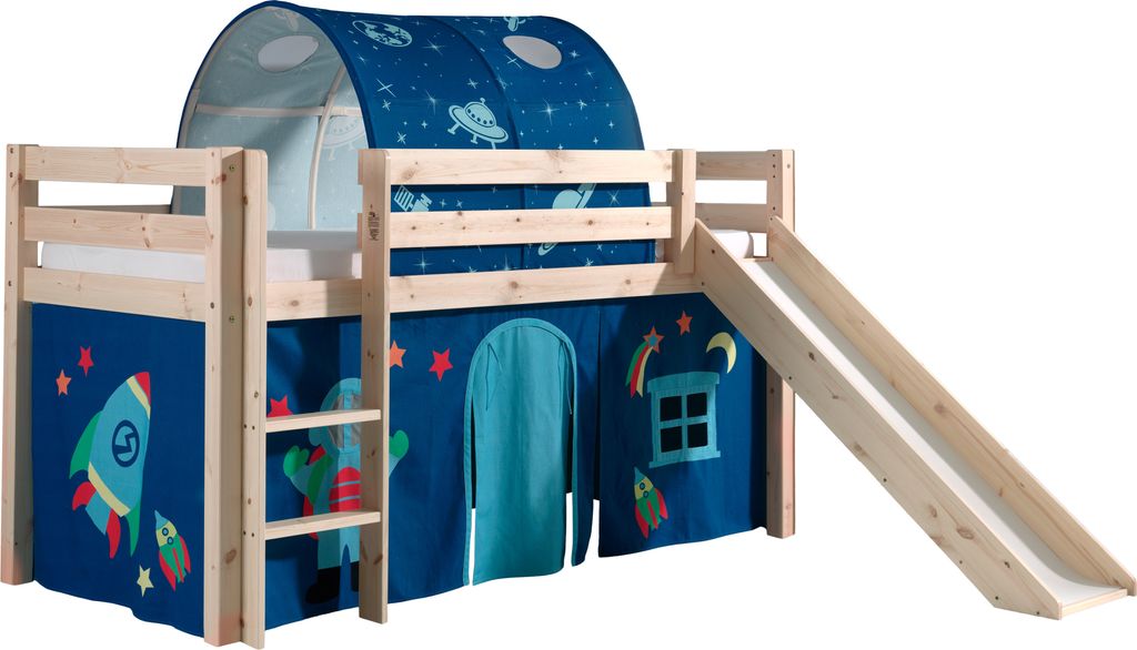Vipack Spielbett Pino inkl. Rutsche, Liegefläche 90x200 cm Produktbild 