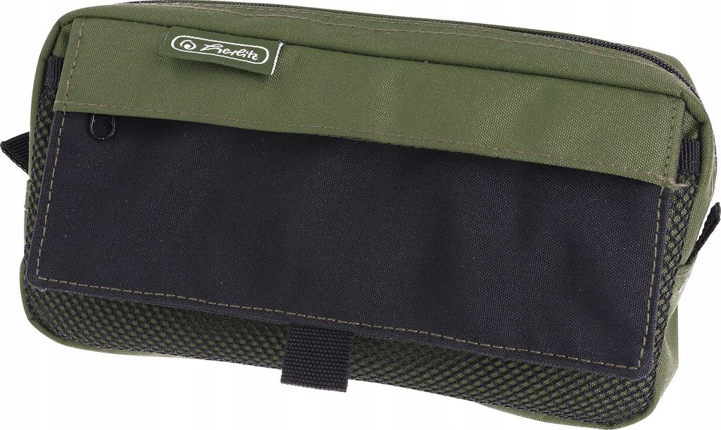 HERLITZ HERLITZ FEDERMÄPPCHEN KOSMETIKTASCHE 2 FÄCHER oliv