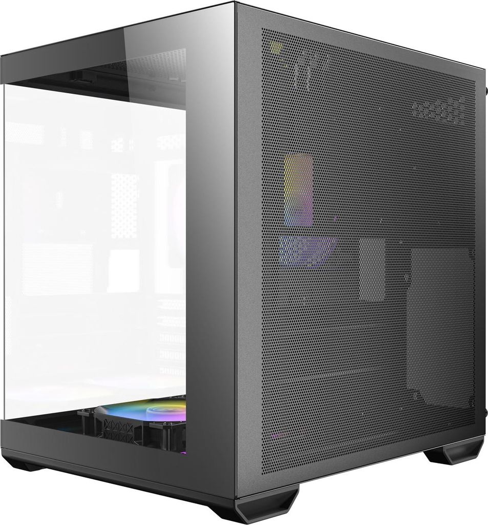ANTEC CX60M ARGB PC Gehäuse Mini Tower Micro-ATX, schwarz
