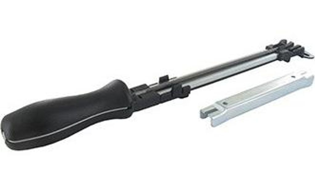 Blister Tecomec mit Schleifenkopf, ergonomischer Griff, Curette, Flachfeile (Pferd) und Rundfeile (Vallorbe) ø 5/32'' (4,0 mm) Pou