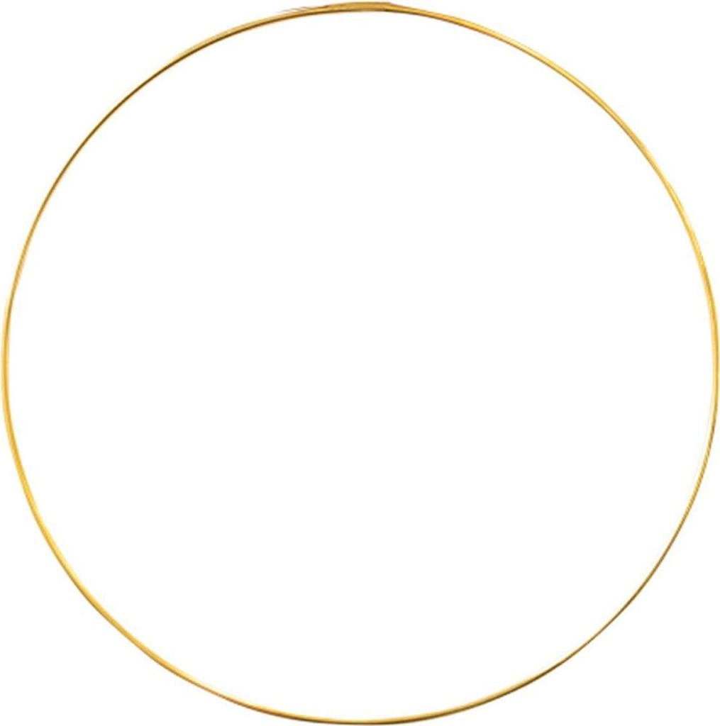 Metallring Gold für Dekorationen 25cm