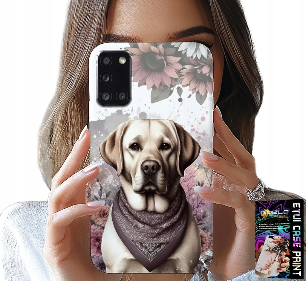 Custodia Samsung A31 Husky Style + Vetro | Must-Have per Pet Lovers