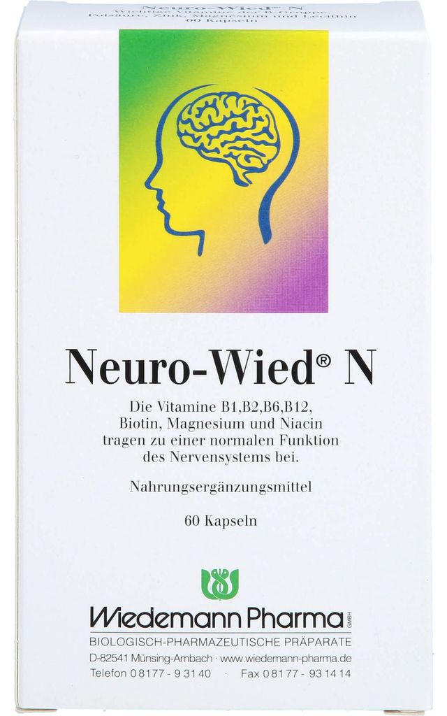 Neuro-Wied N Kapseln für eine normale Funktion des Nervensystems, 60 St. Kapseln