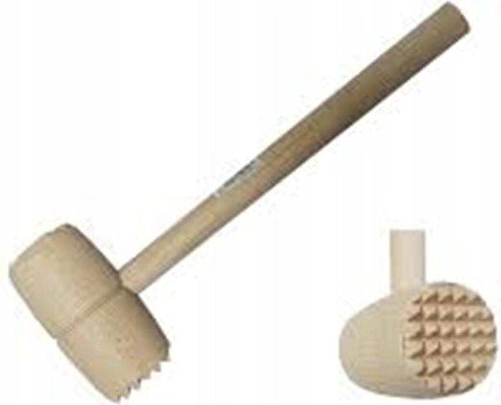 Roan runder Fleischhammer aus Holz