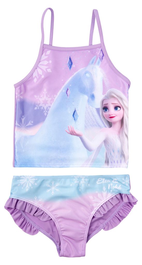 Disney Die Eiskönigin Tankini Badeanzug mit Rüschen für Produktbild 