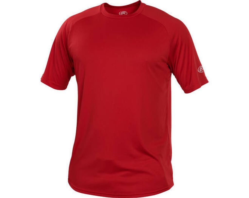 Rawlings RTT Rundhalsausschnitt Kurzarm L Scharlachrot